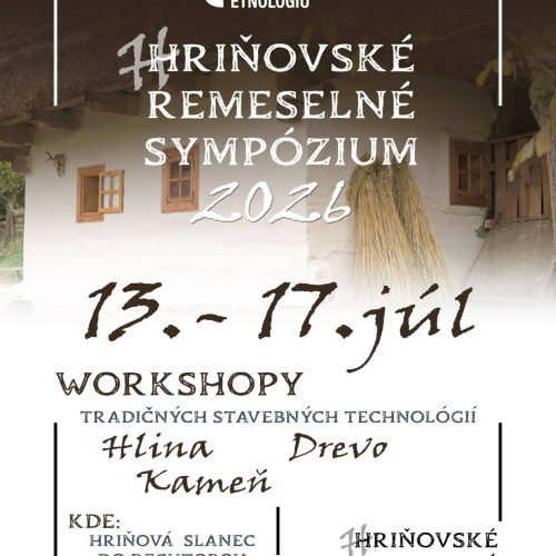 Hriňovské remeselné sympózium